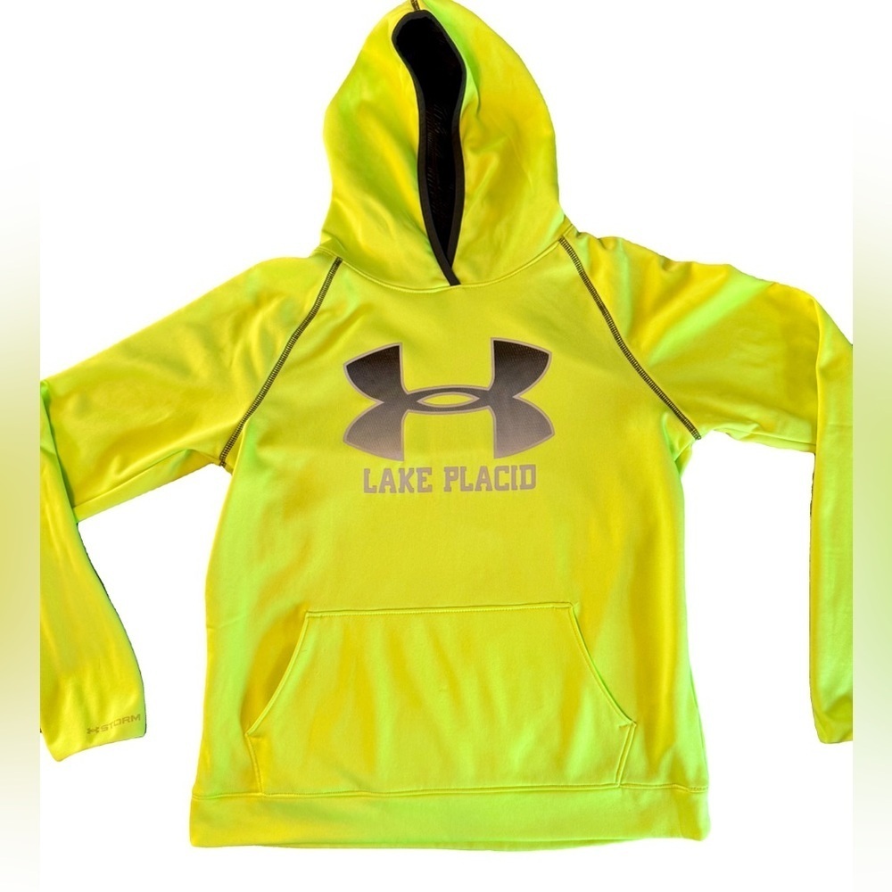 Under Armour Kids Neon Yellow Hoodie